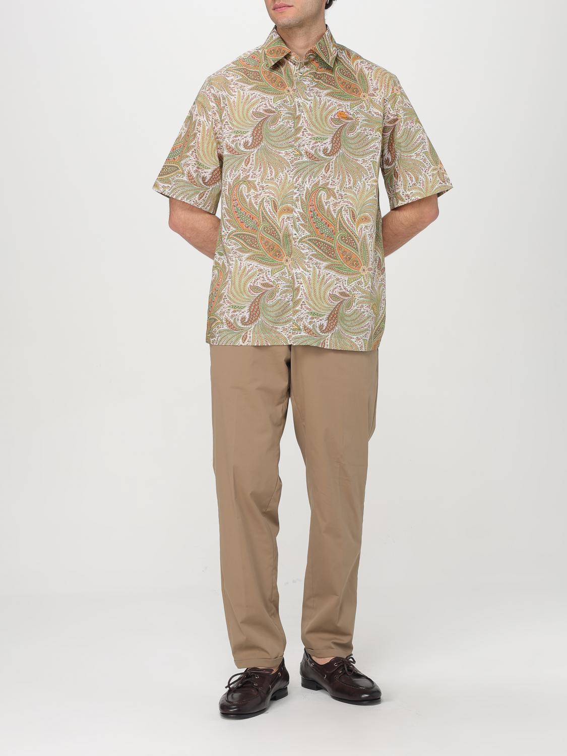 ETRO SHIRT: Shirt men Etro, Beige - Img 2