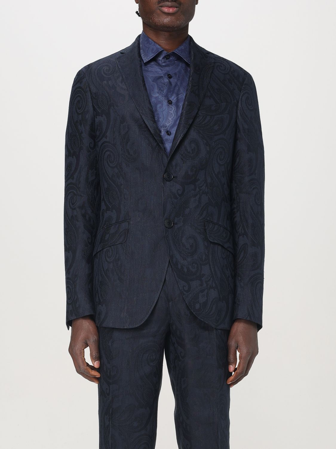 ETRO BLAZER: Blazer men Etro, Blue - Img 1