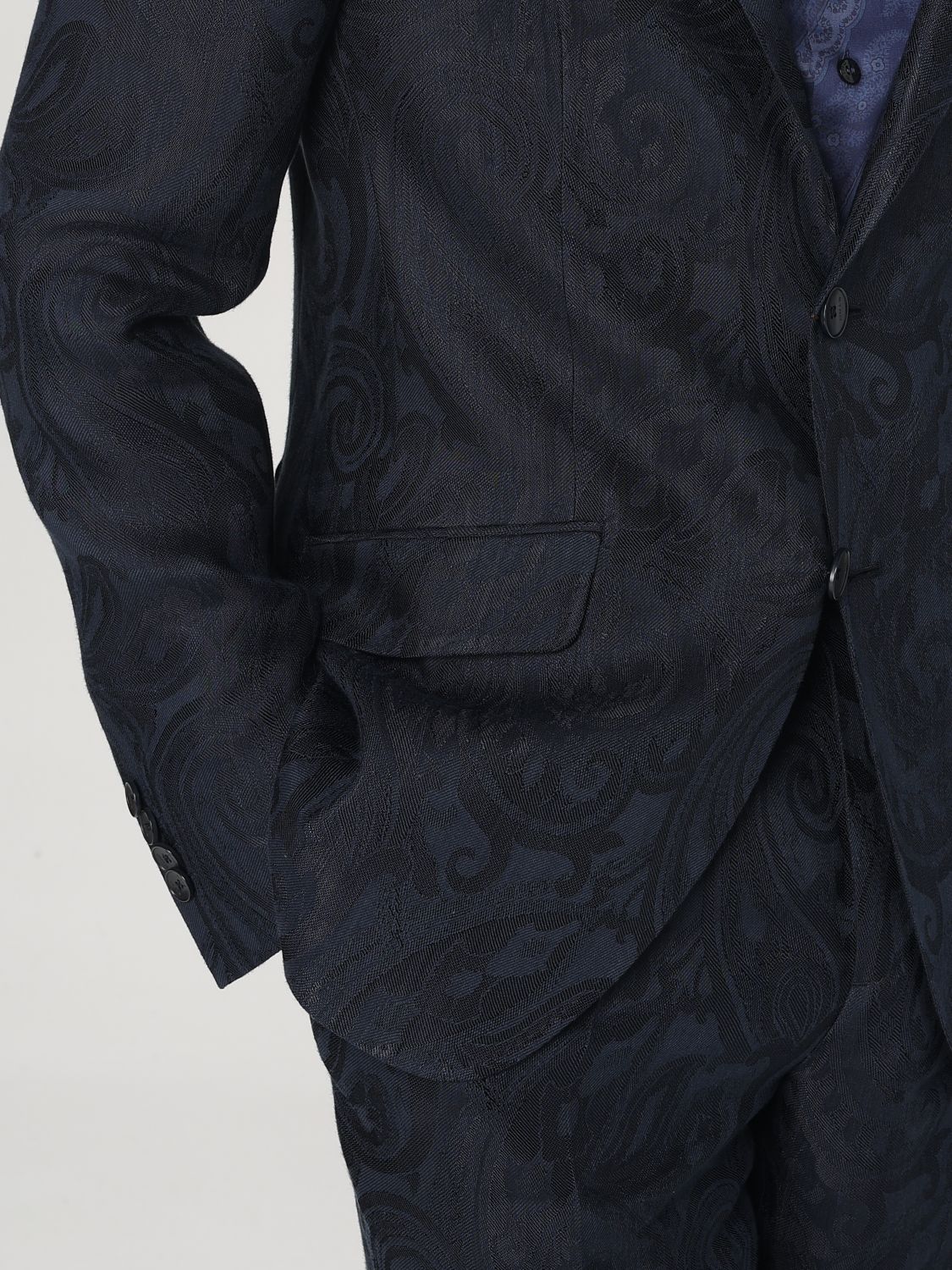 ETRO BLAZER: Blazer men Etro, Blue - Img 5