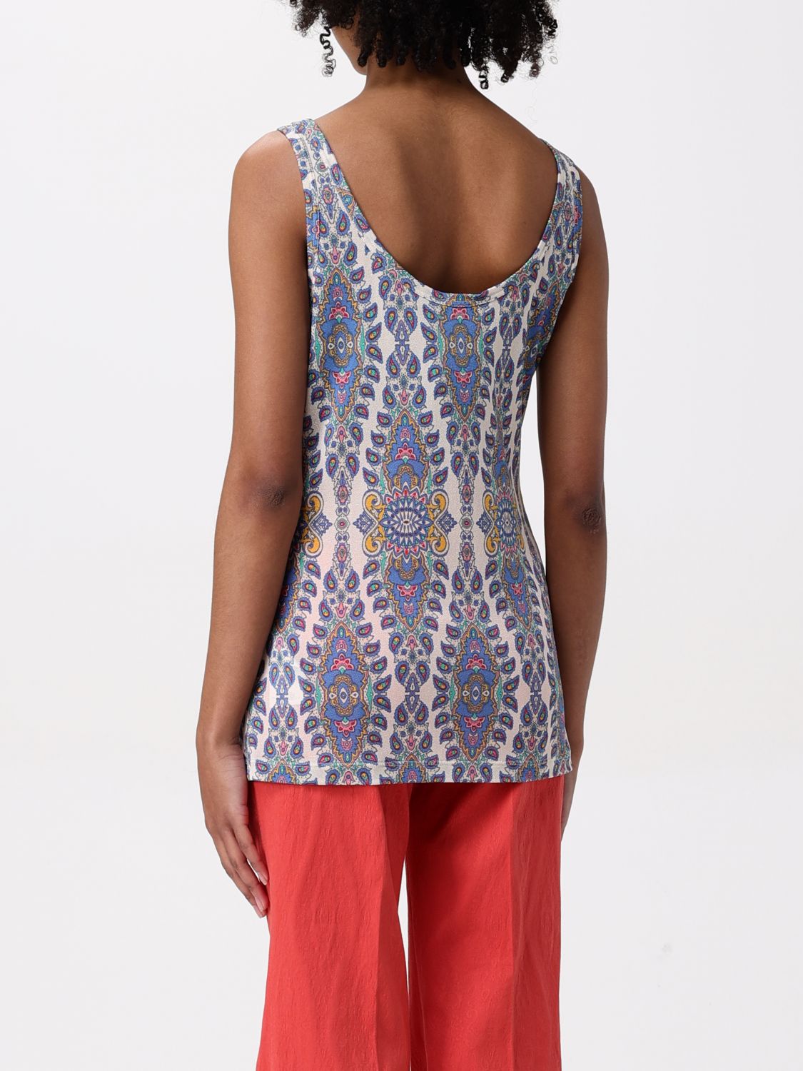 ETRO TOP: Top woman Etro, Gnawed Blue - Img 3