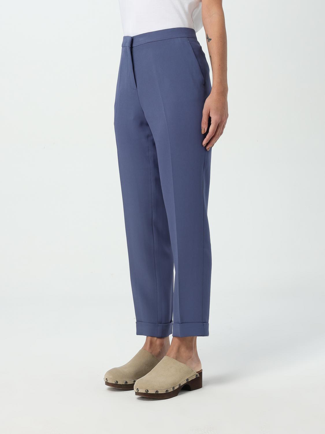 ETRO PANTS: Pants woman Etro, Gnawed Blue - Img 4