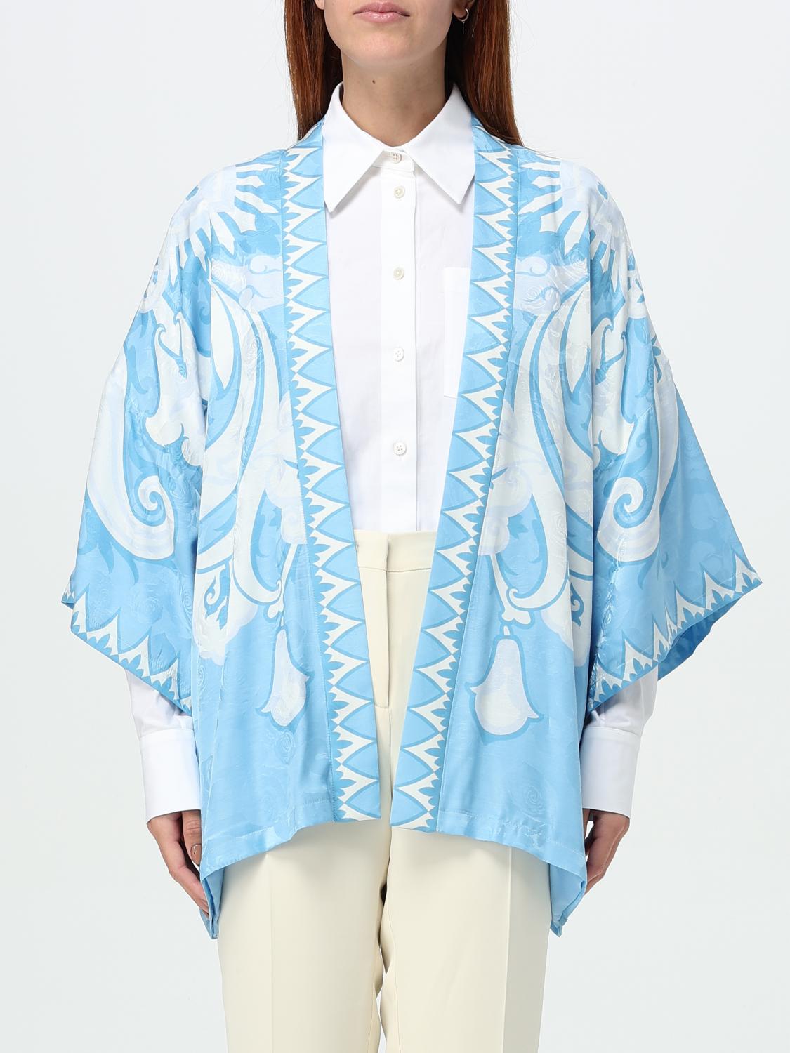 ETRO JACKET: Blazer woman Etro, Sky Blue - Img 1