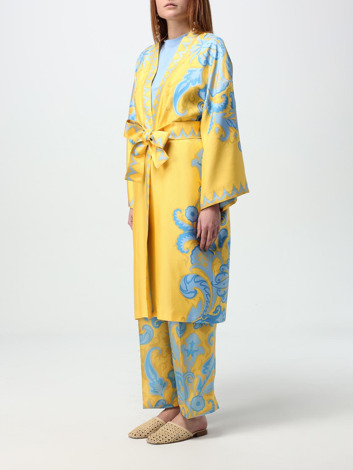 ETRO COAT: Coat woman Etro, Gold - Img 4