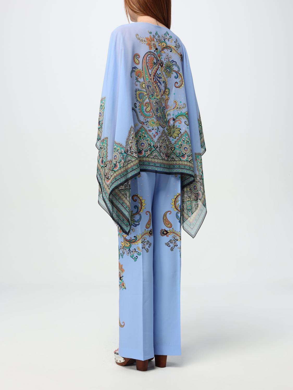 ETRO TOP: Top woman Etro, Sky Blue - Img 3