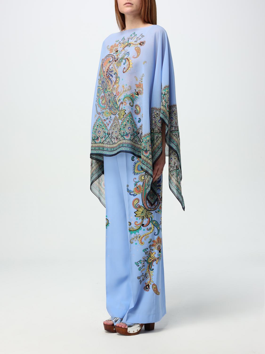 ETRO TOP: Top woman Etro, Sky Blue - Img 4