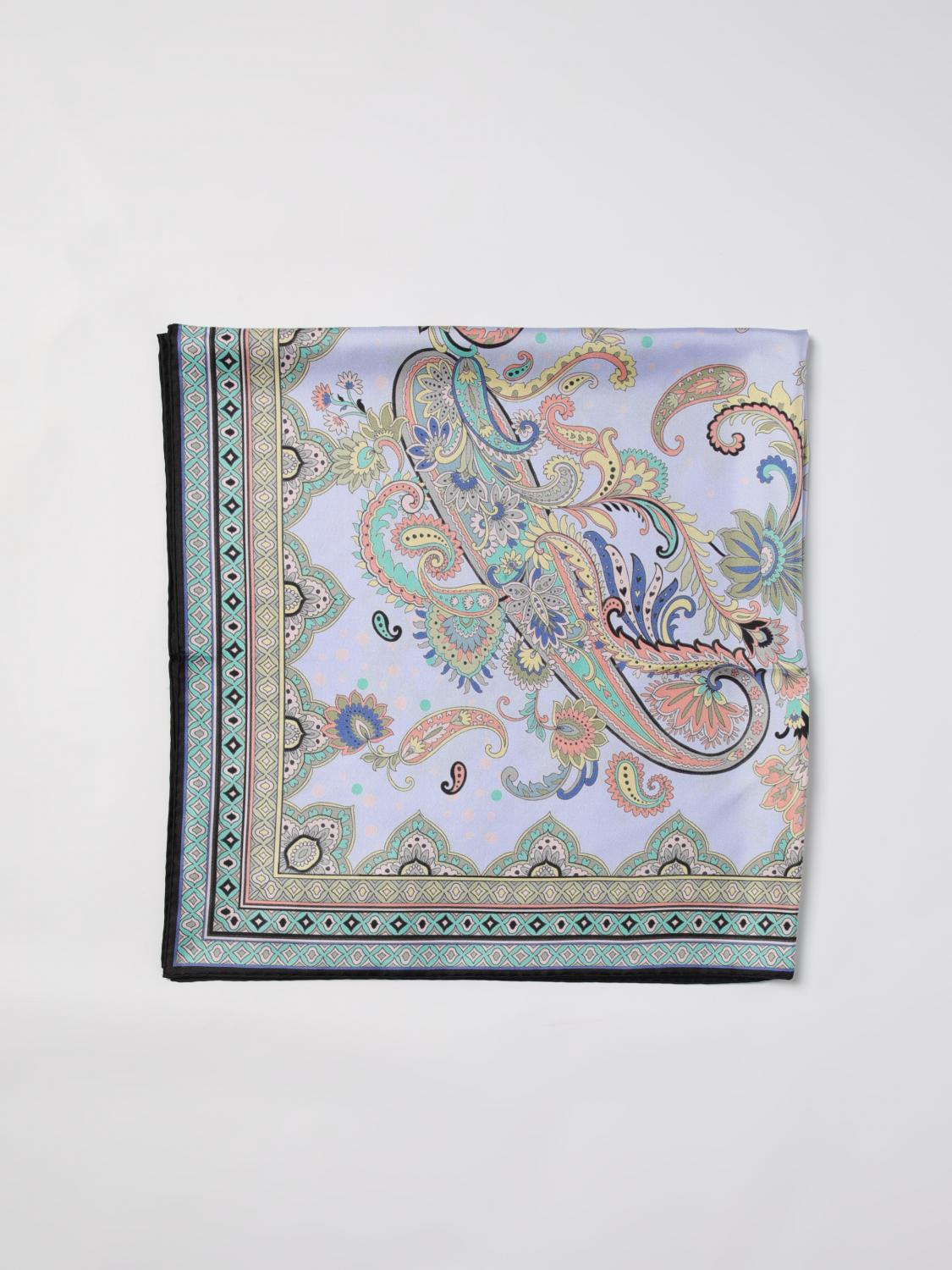 ETRO SCARF: Scarf woman Etro, Sky Blue - Img 1