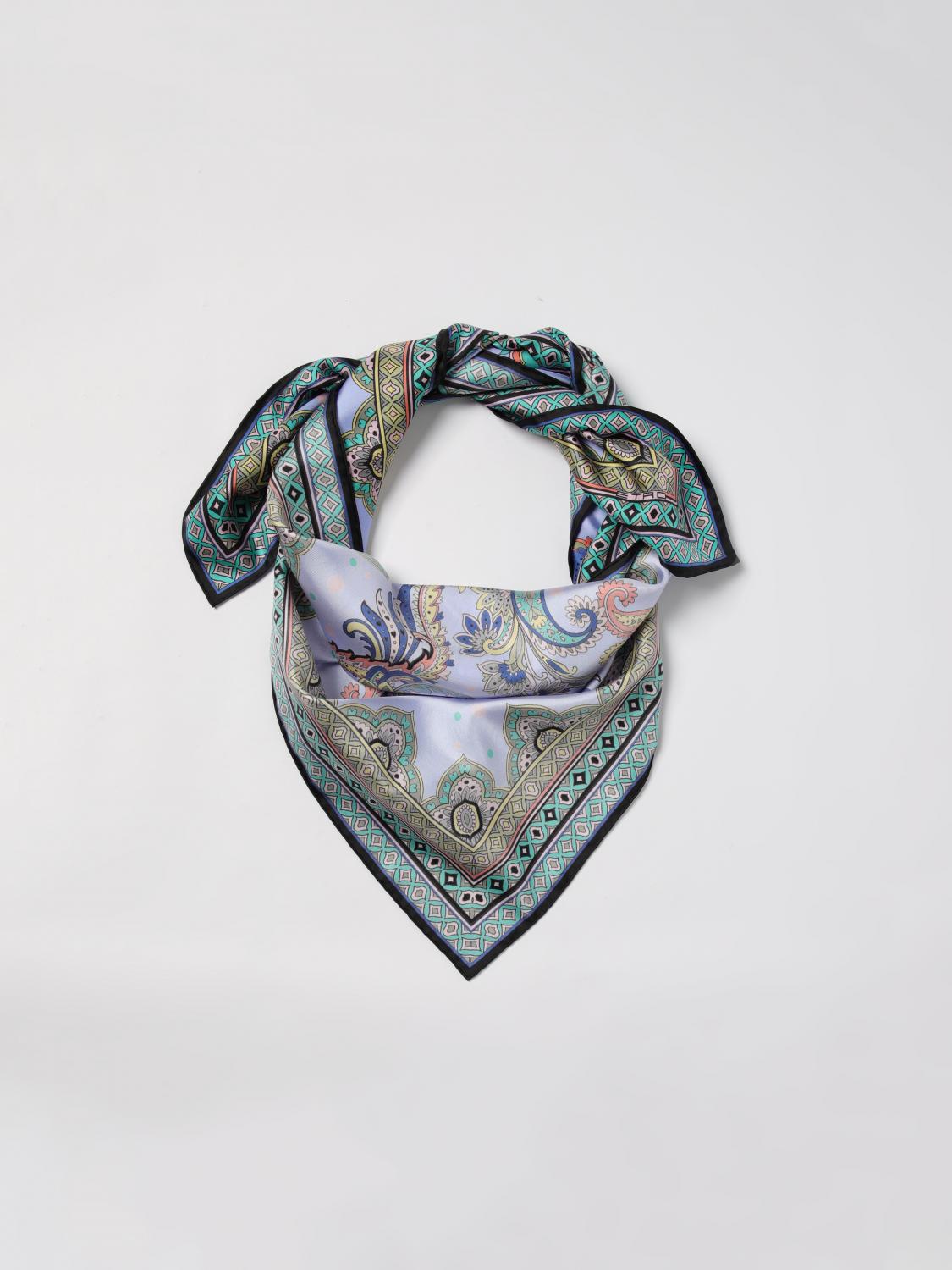 ETRO SCARF: Scarf woman Etro, Sky Blue - Img 3