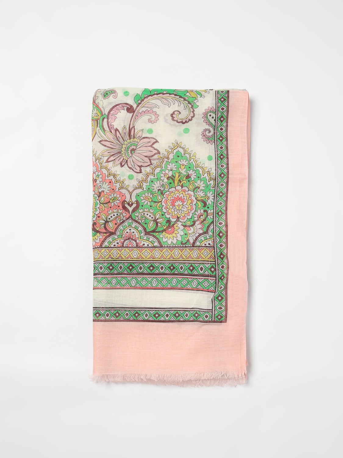 ETRO SCHAL: Schal damen Etro, Yellow Cream - Img 1