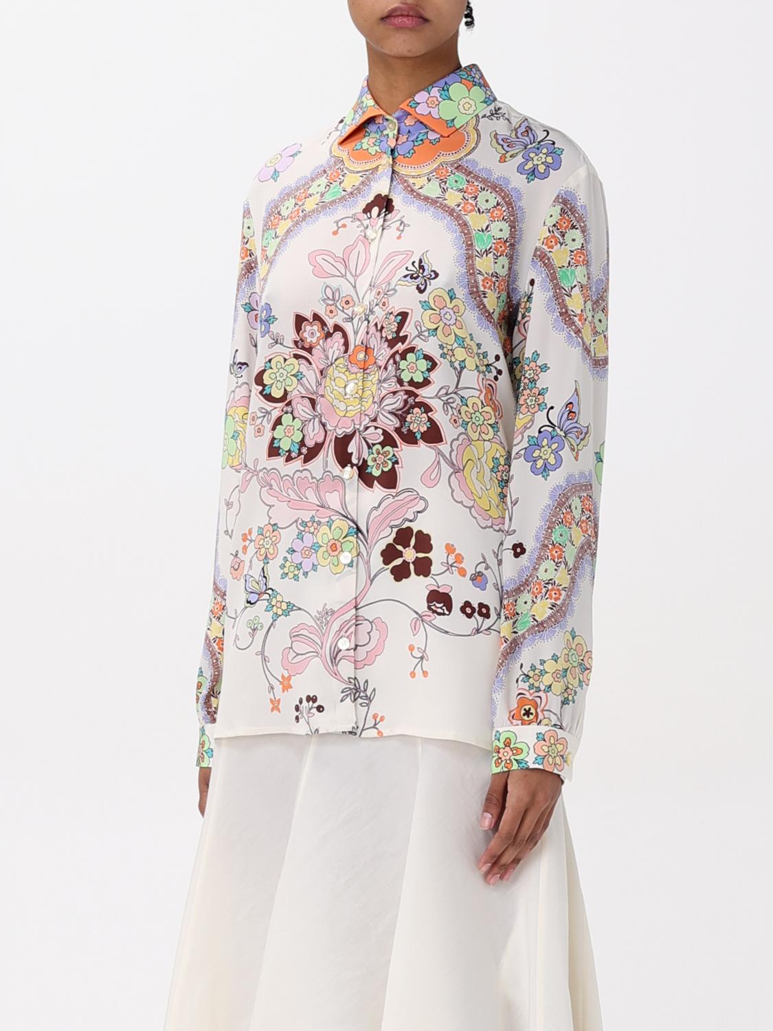 ETRO SHIRT: Shirt woman Etro, Yellow Cream - Img 4