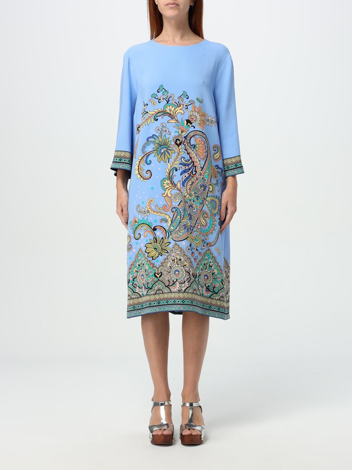 ETRO DRESS: Dress woman Etro, Gnawed Blue - Img 1