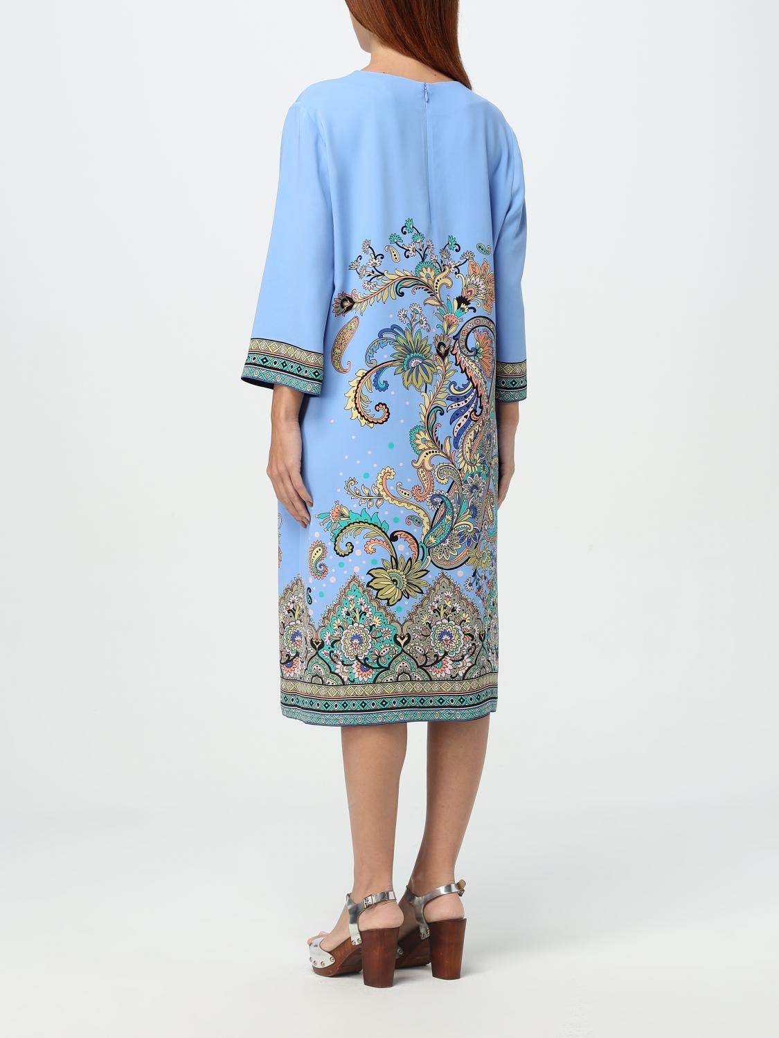 ETRO DRESS: Dress woman Etro, Gnawed Blue - Img 3