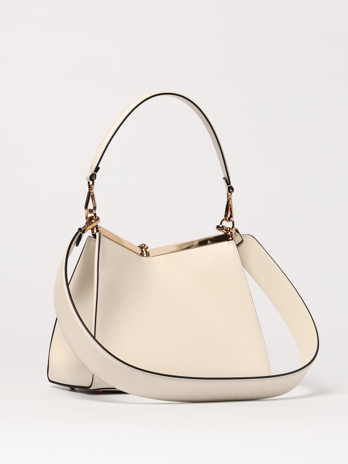 ETRO BORSA A SPALLA: Borsa Vela Etro in pelle , Bianco - Img 3