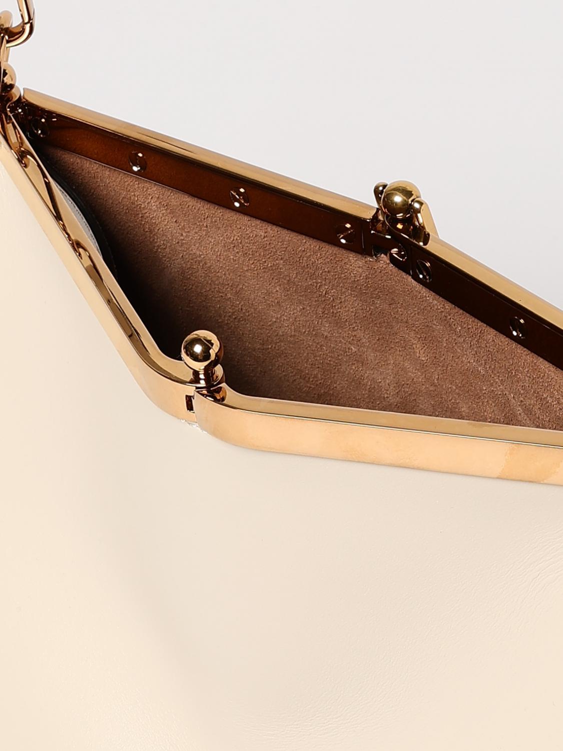 ETRO BORSA A SPALLA: Borsa Vela Etro in pelle , Bianco - Img 5