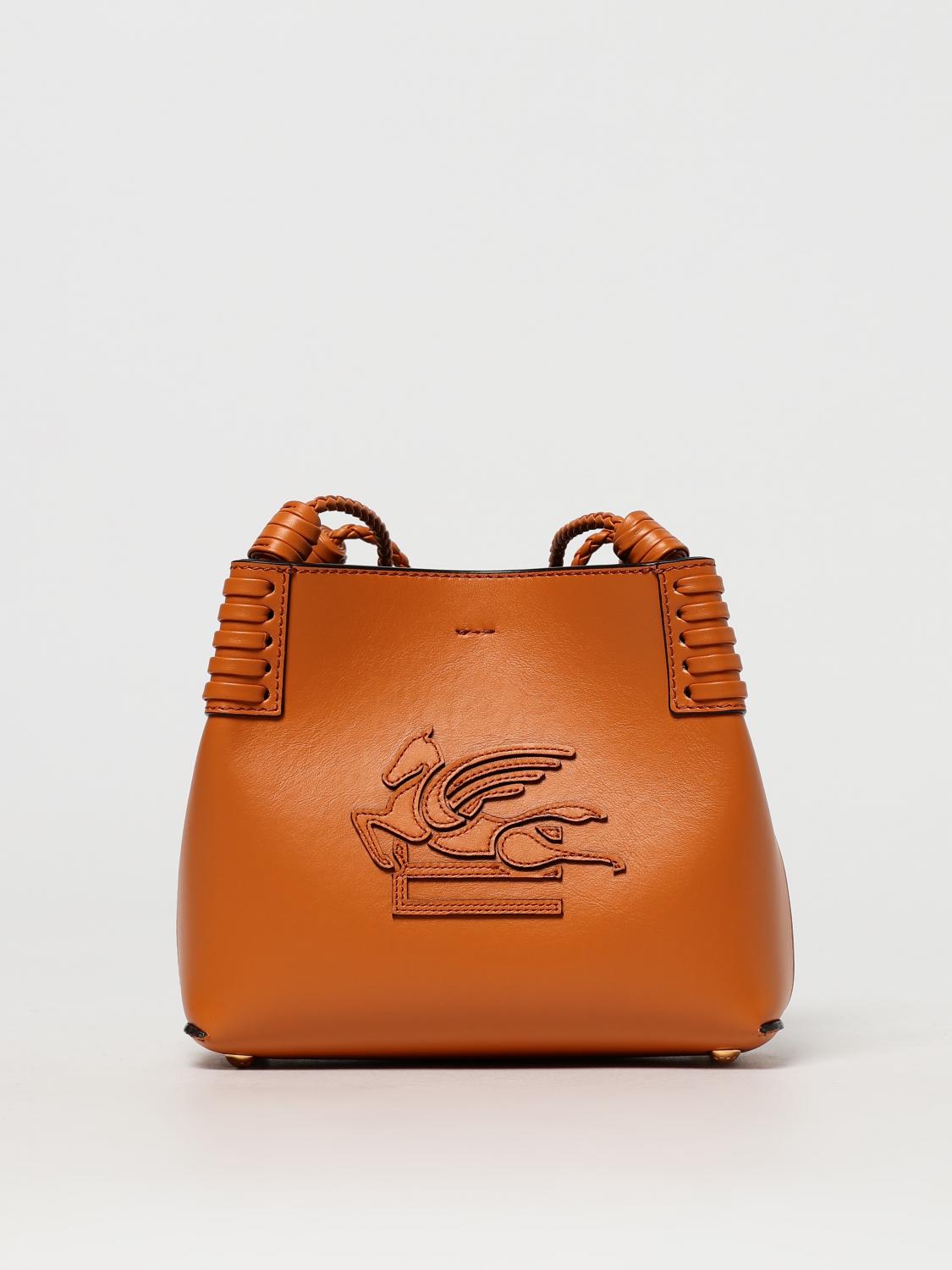 ETRO BORSA MINI: Borsa Libra Etro in pelle , Arancione - Img 1