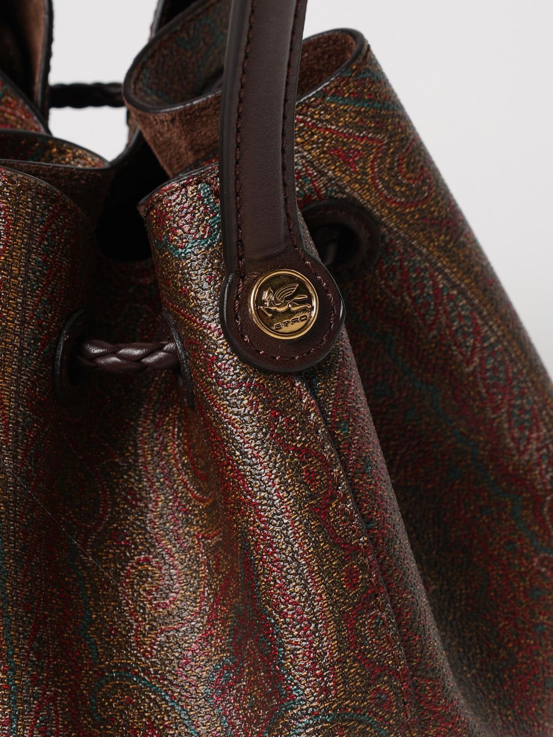 ETRO BOLSO DE MANO: Bolso de hombro mujer Etro, Marrón - Img 4