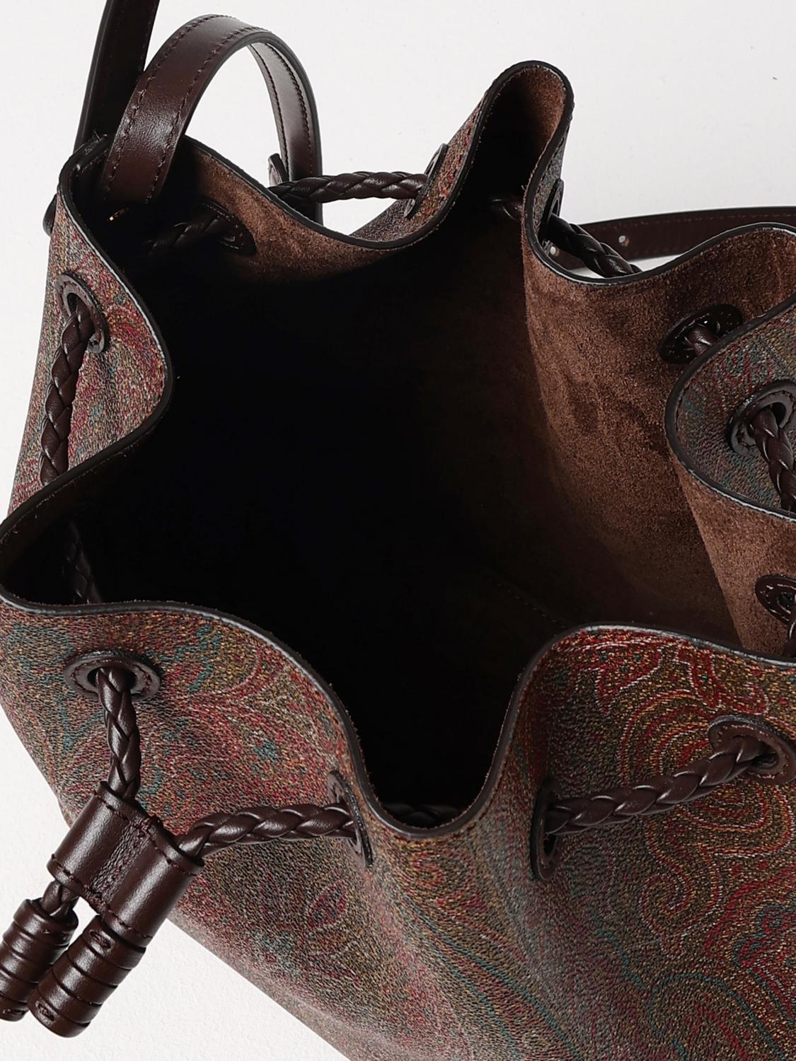 ETRO BOLSO DE MANO: Bolso de hombro mujer Etro, Marrón - Img 5