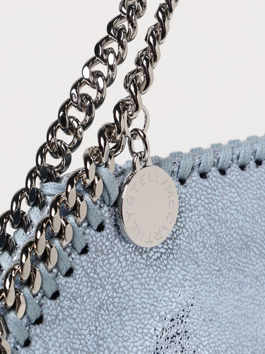 STELLA MCCARTNEY MINI BAG: Shoulder bag woman Stella McCartney, Gnawed Blue - Img 3