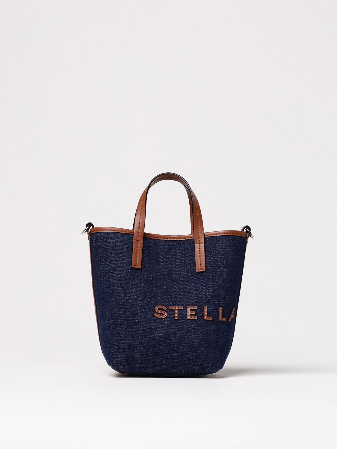 STELLA MCCARTNEY MINI BAG: Shoulder bag woman Stella McCartney, Denim - Img 1