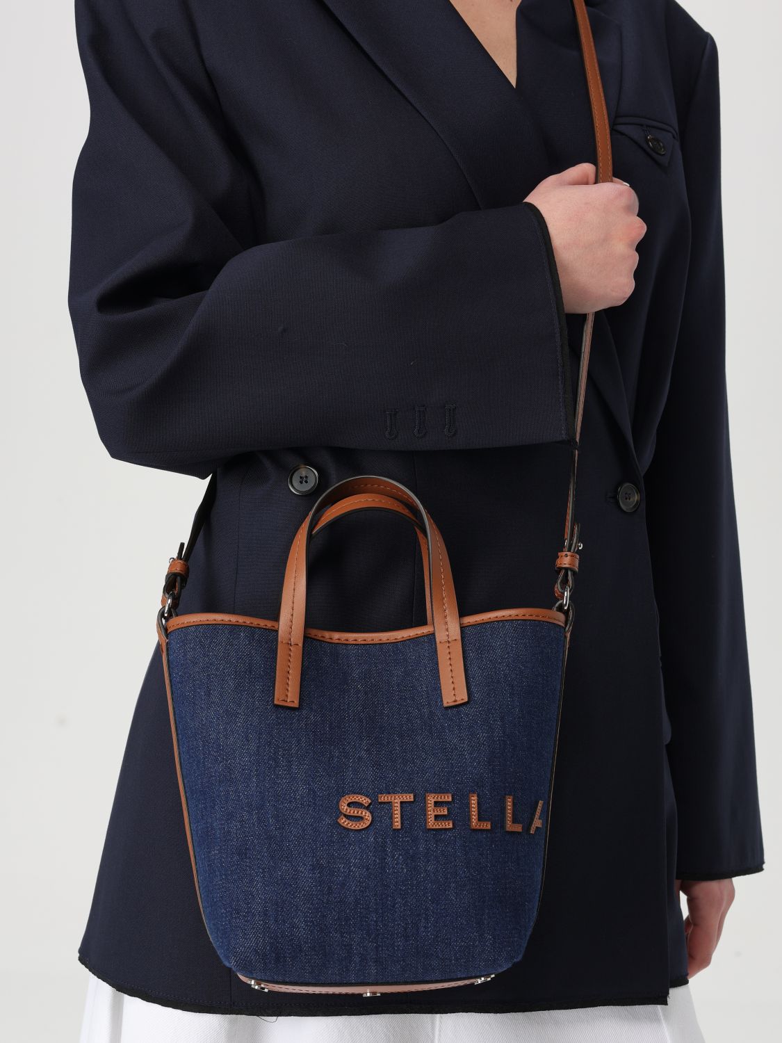 STELLA MCCARTNEY MINI BAG: Shoulder bag woman Stella McCartney, Denim - Img 2