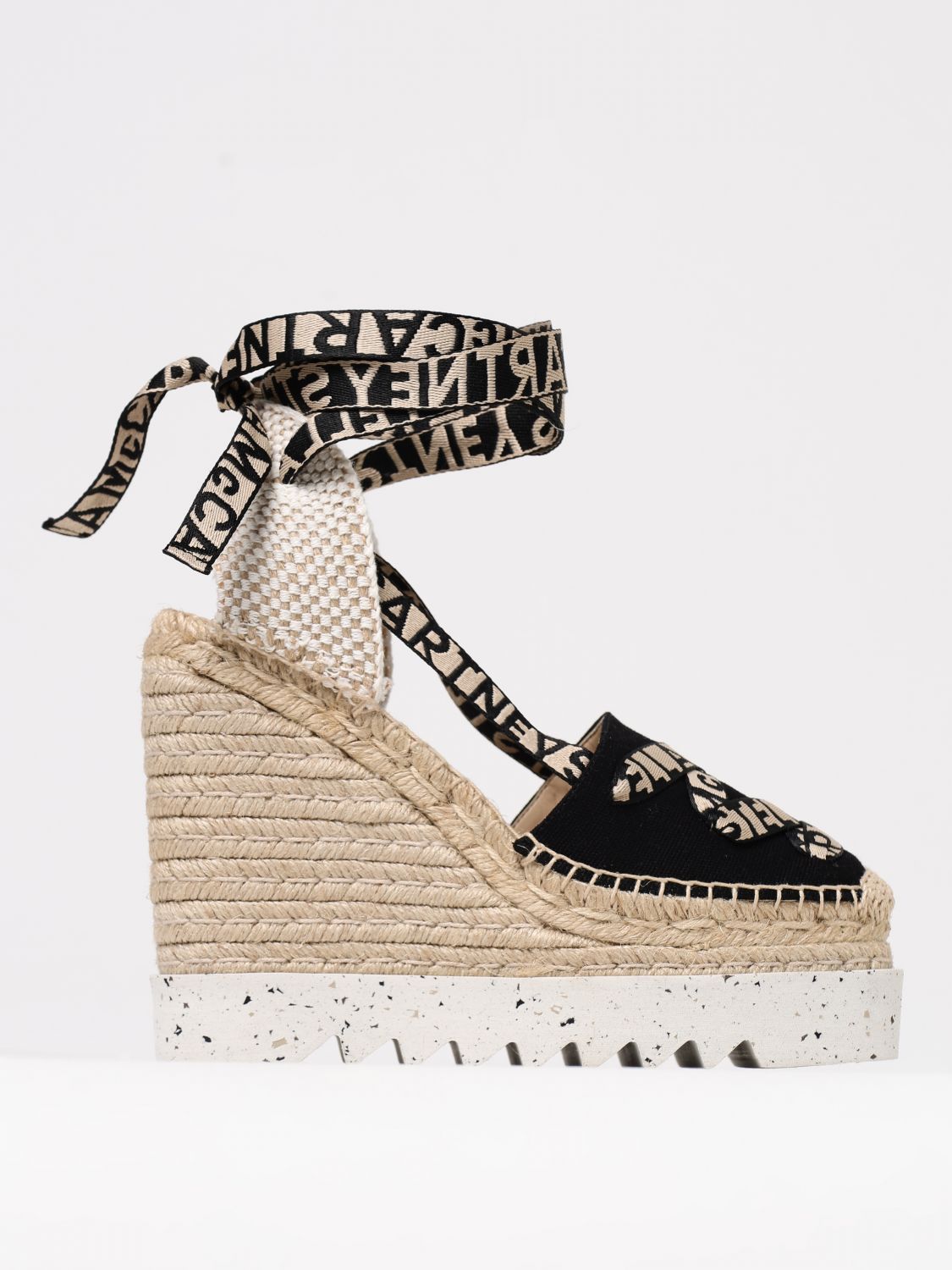 STELLA MCCARTNEY WEDGE SHOES: Shoes woman Stella McCartney, Black - Img 1