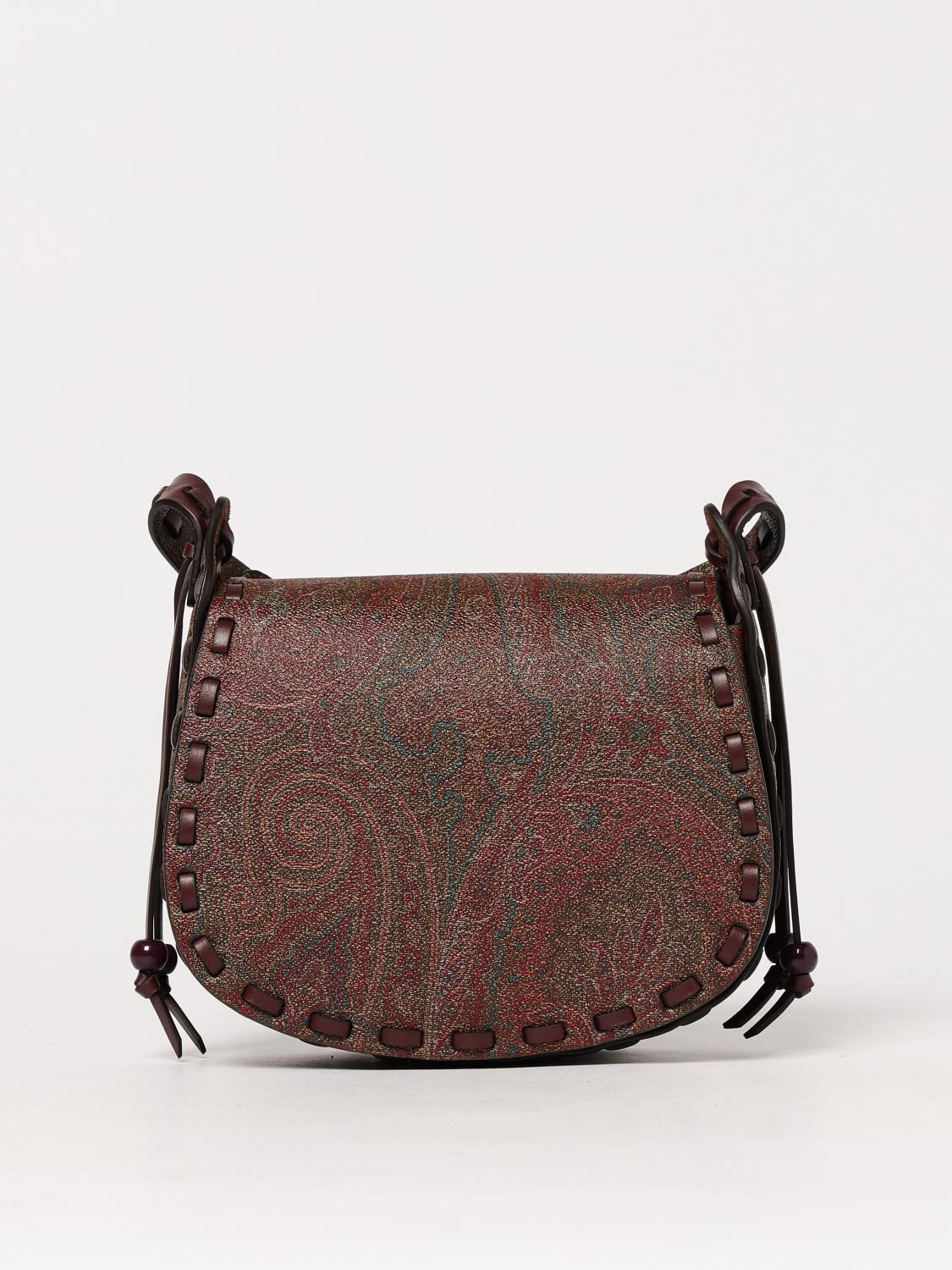 ETRO BORSA A SPALLA: Borsa a tracolla Drya piccola Etro, Cuoio - Img 1