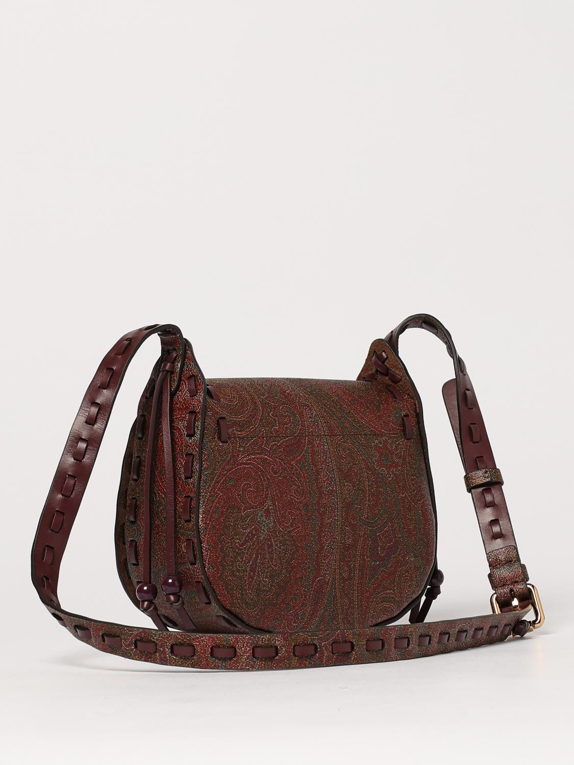 ETRO BORSA A SPALLA: Borsa a tracolla Drya piccola Etro, Cuoio - Img 3