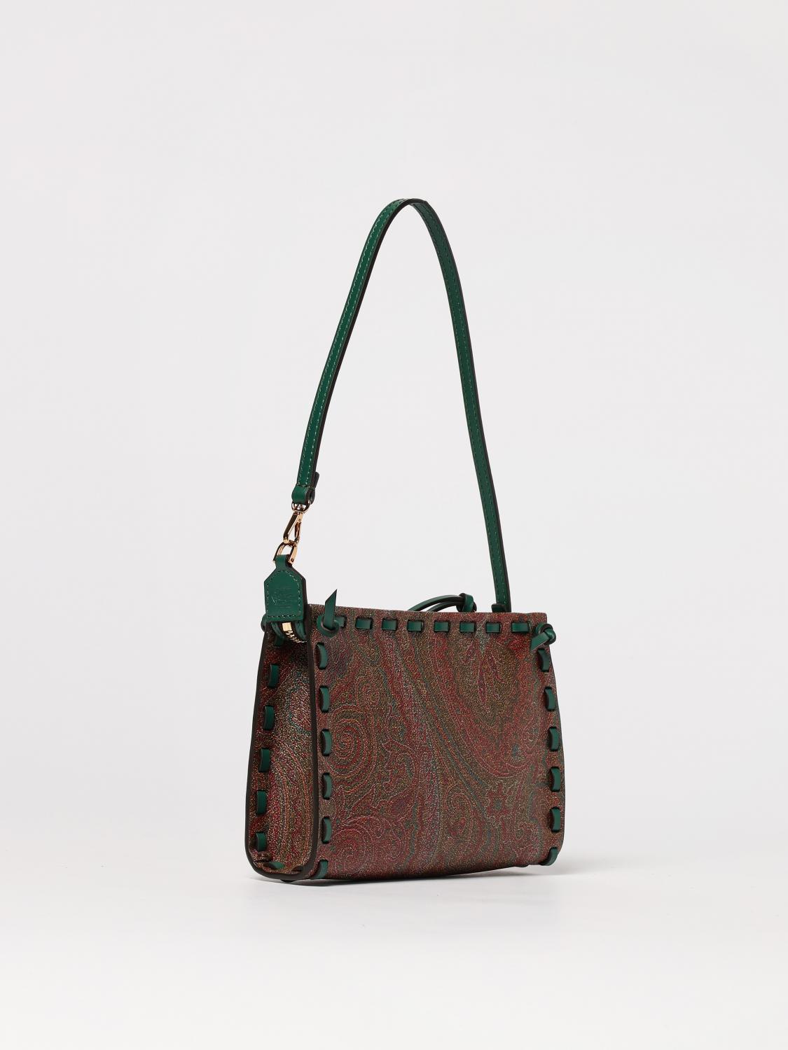 ETRO MINITASCHE: Schultertasche damen Etro, Grün - Img 3