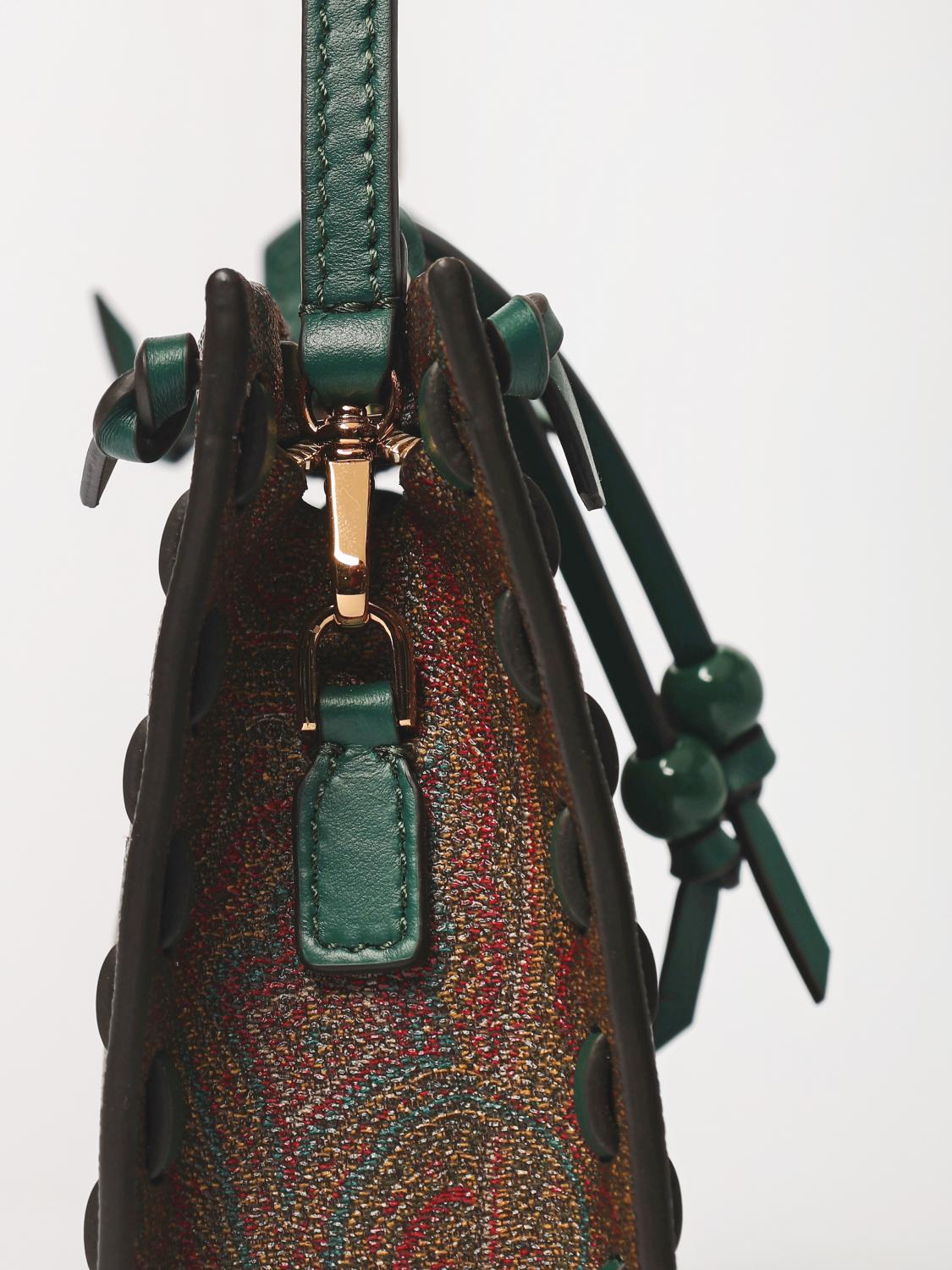 ETRO MINITASCHE: Schultertasche damen Etro, Grün - Img 4