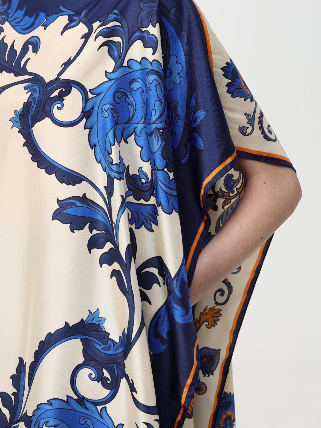 ETRO TOP: Blusa Etro in seta con stampa Paisley , Blue - Img 4