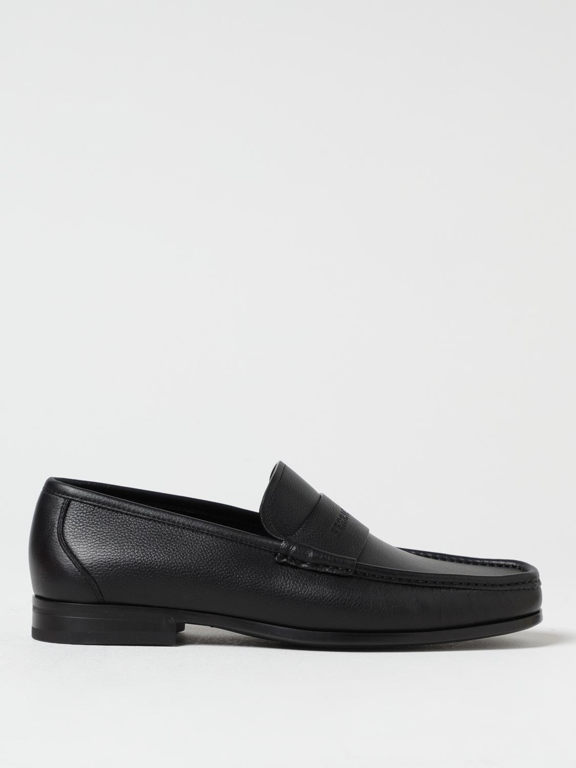 FERRAGAMO LOAFERS: Shoes men Ferragamo, Black - Img 1