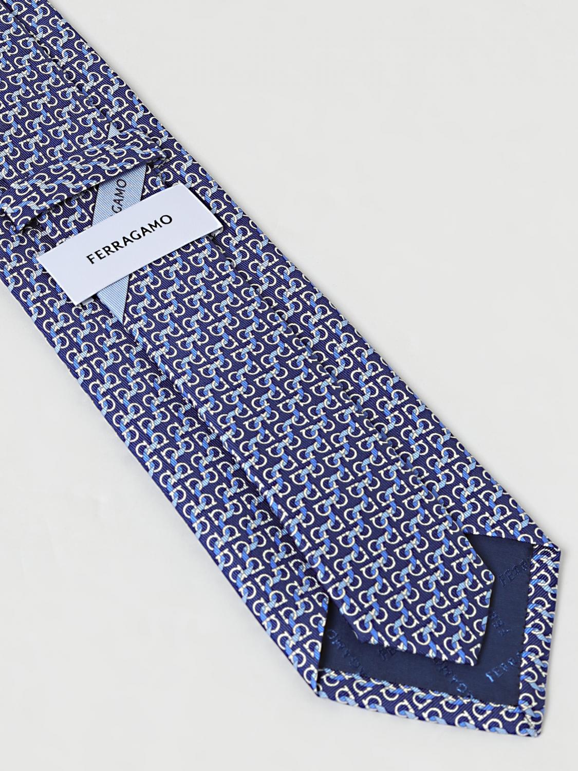 FERRAGAMO TIE: Tie men Ferragamo, Navy - Img 2