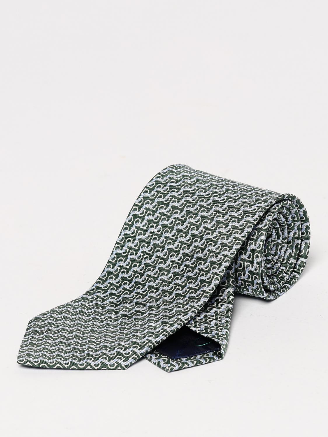 FERRAGAMO TIE: Tie men Ferragamo, Green - Img 1