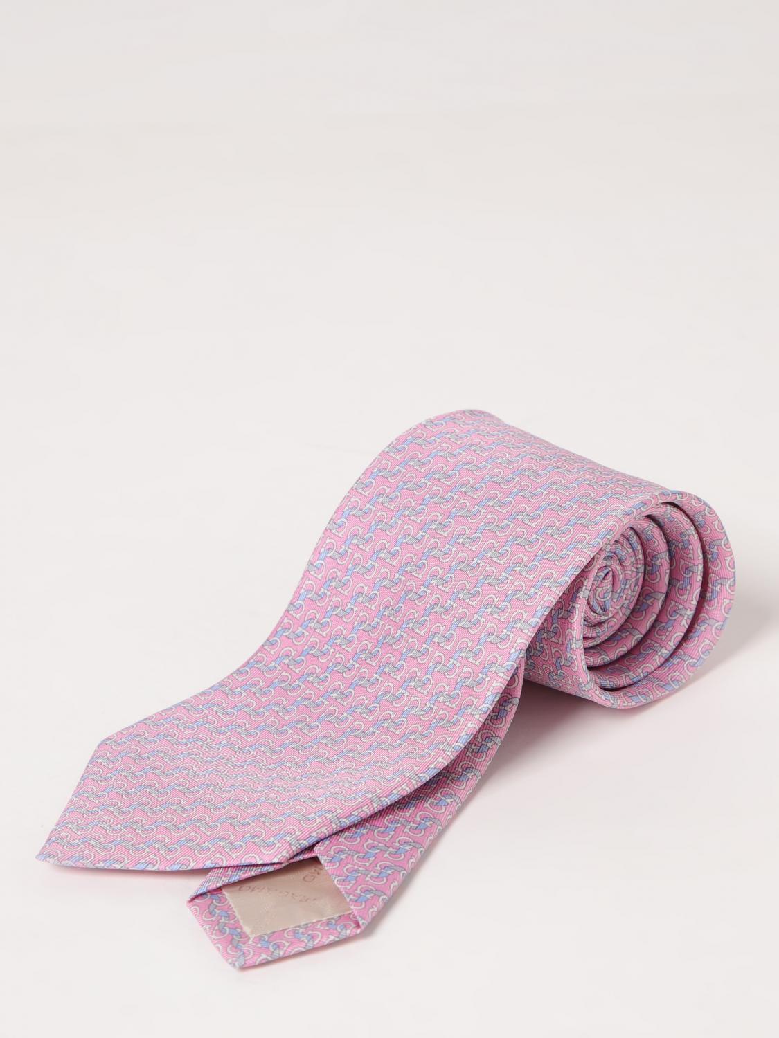 FERRAGAMO TIE: Tie men Ferragamo, Pink - Img 1