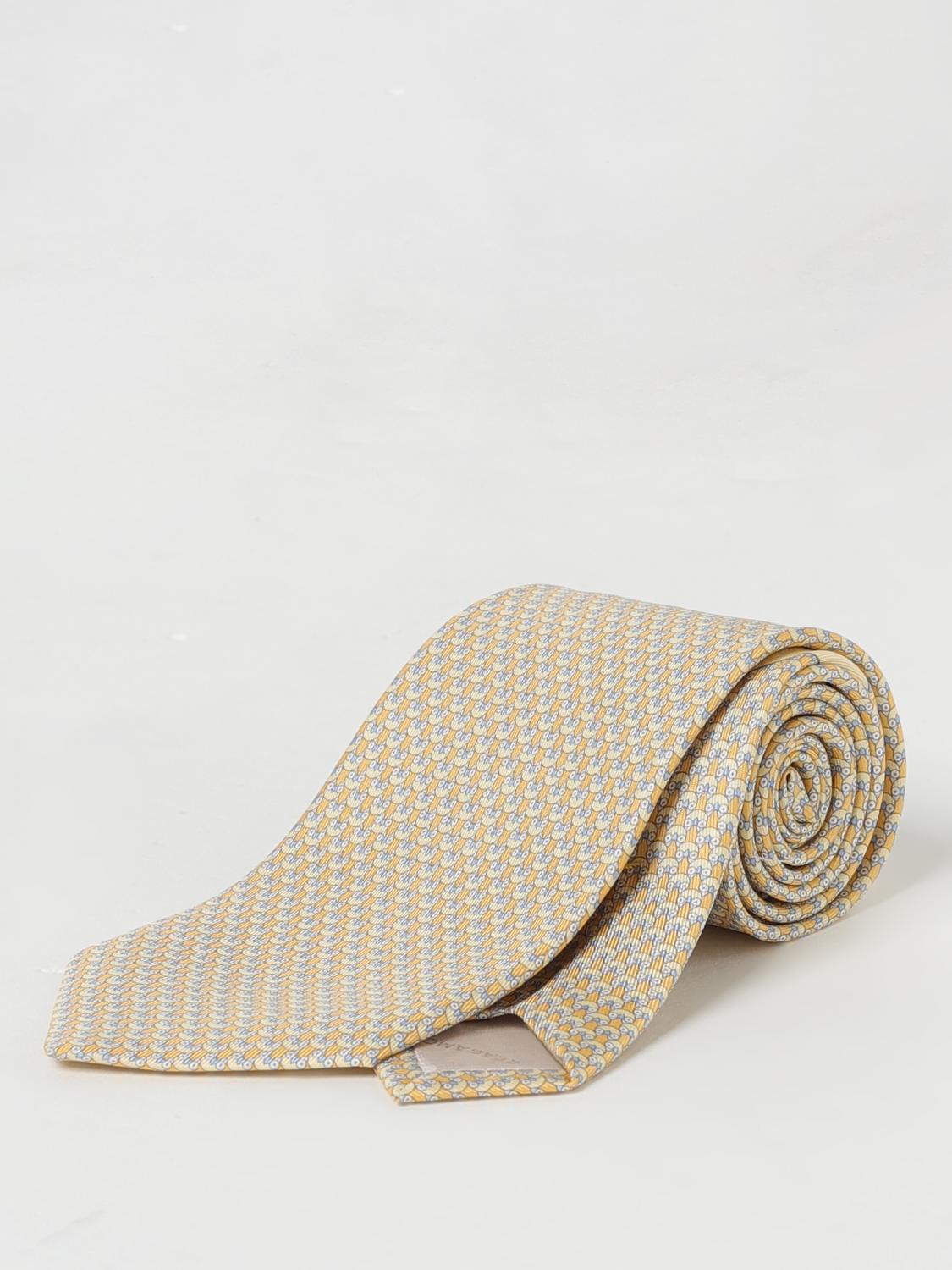 FERRAGAMO TIE: Tie men Ferragamo, Yellow - Img 1