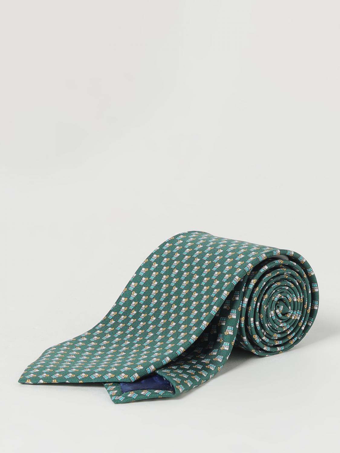 FERRAGAMO CORBATA: Corbata hombre Ferragamo, Verde - Img 1