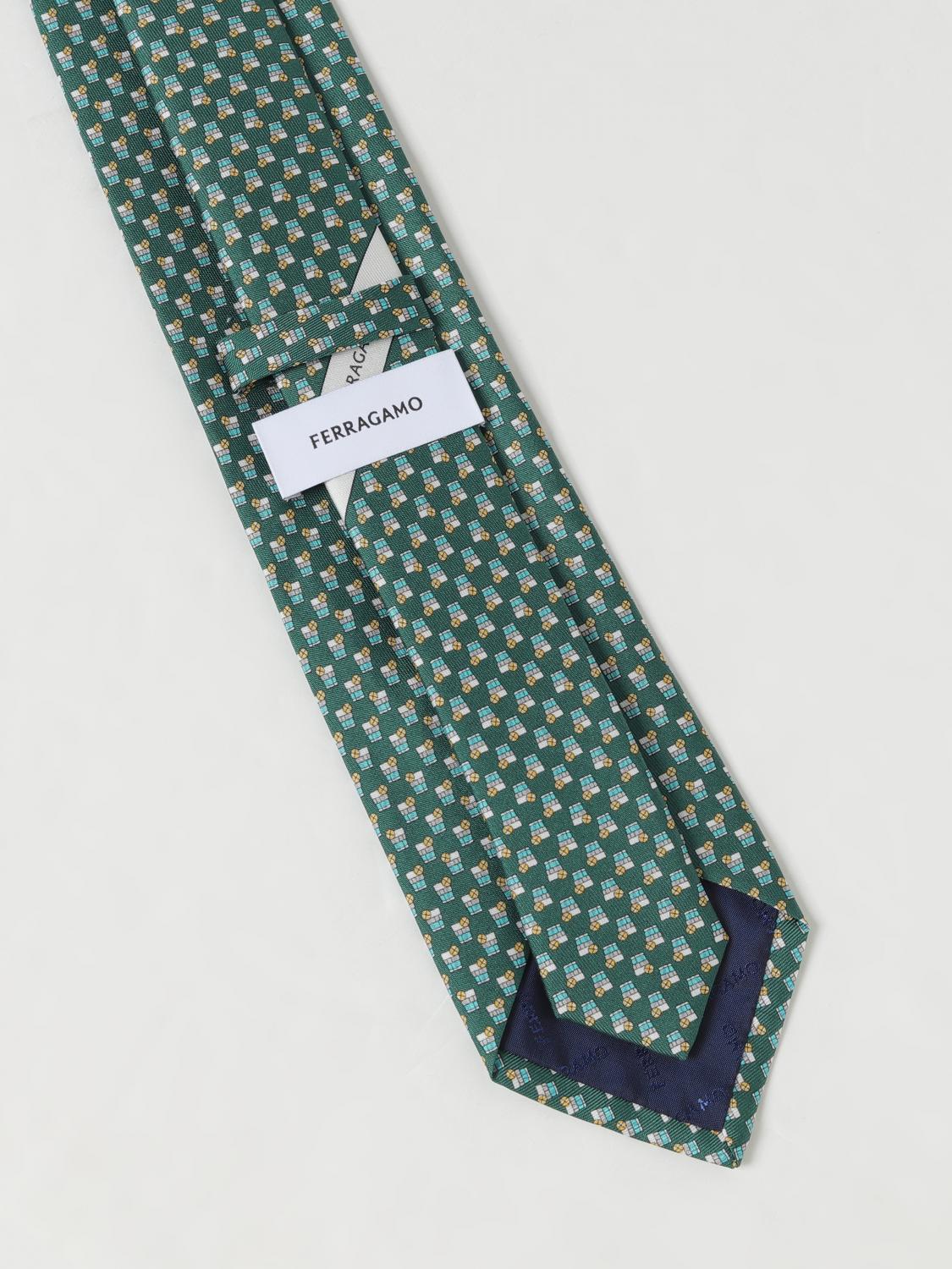 FERRAGAMO CORBATA: Corbata hombre Ferragamo, Verde - Img 2