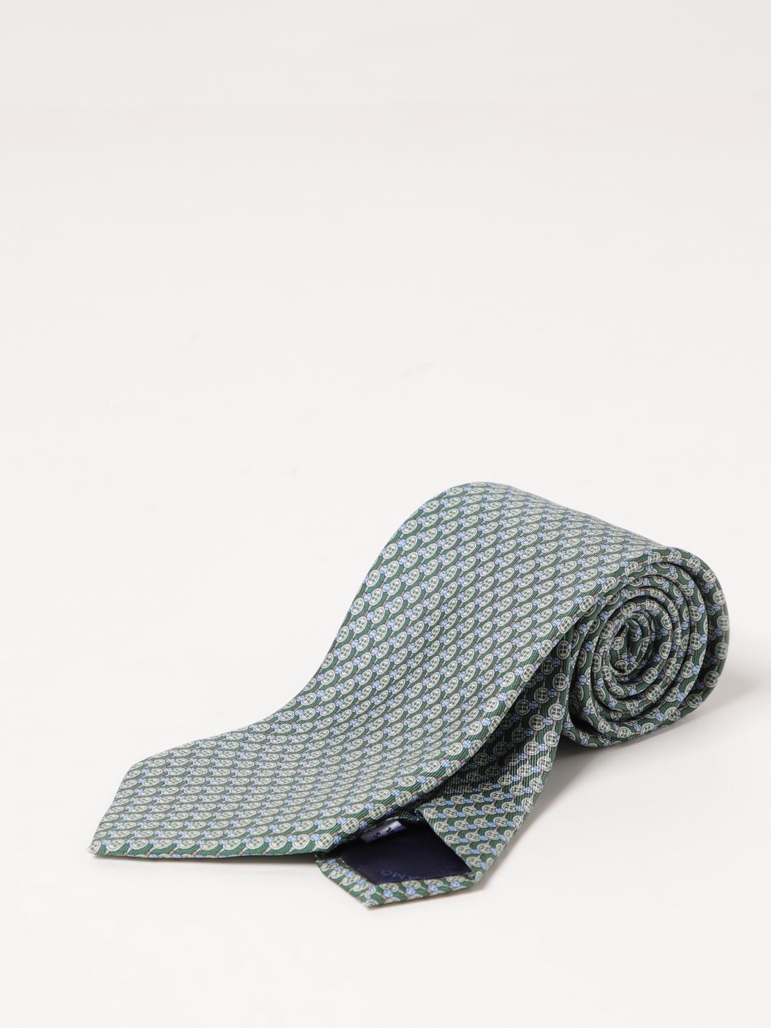 FERRAGAMO CORBATA: Corbata hombre Ferragamo, Verde - Img 1