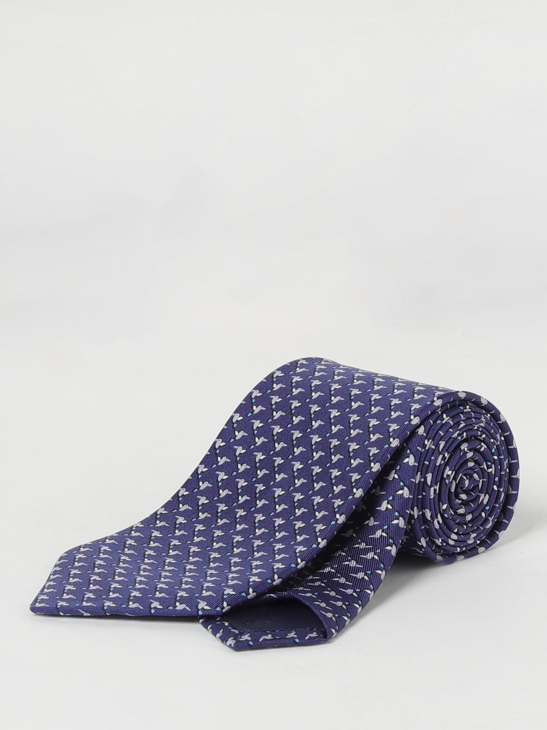 FERRAGAMO TIE: Tie men Ferragamo, Navy - Img 1