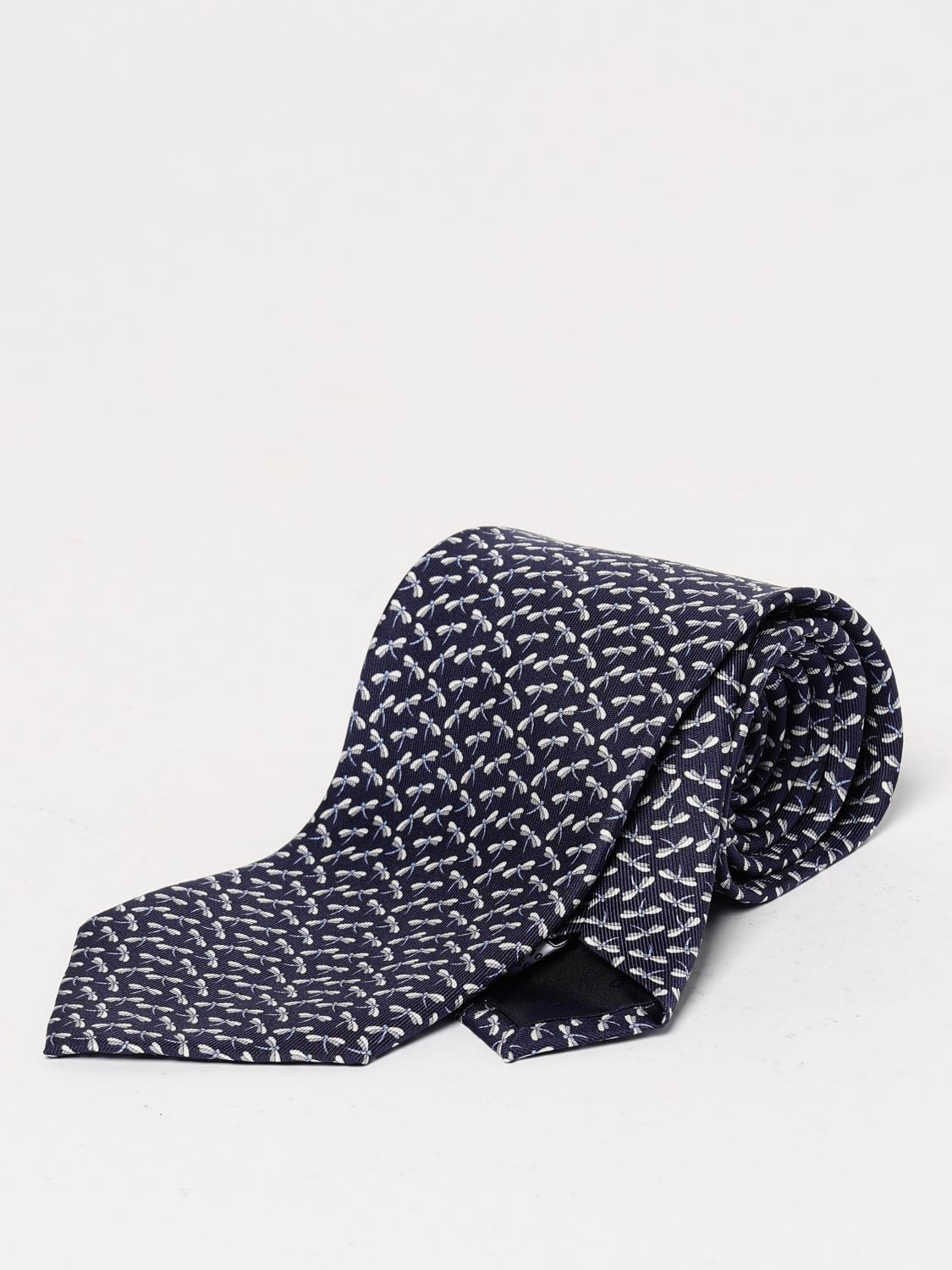 FERRAGAMO TIE: Tie men Ferragamo, Navy - Img 1
