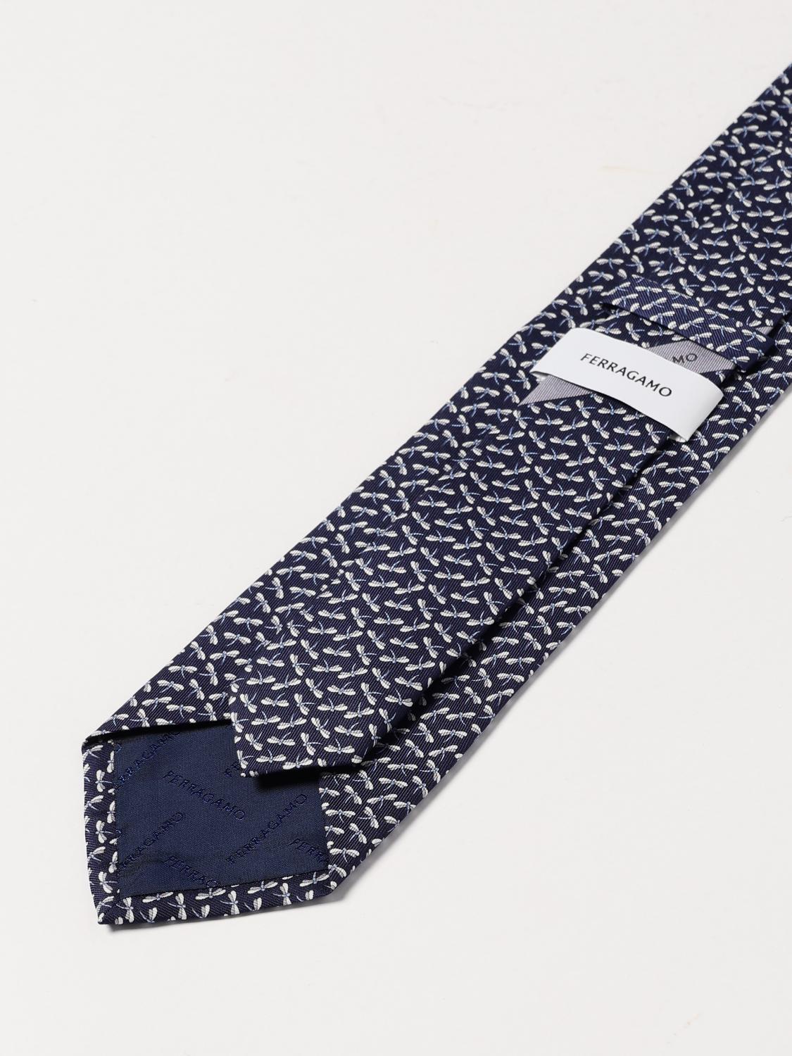 FERRAGAMO TIE: Tie men Ferragamo, Navy - Img 2