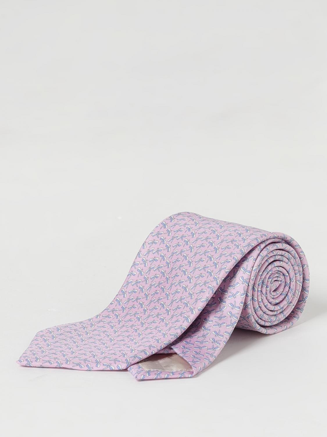 FERRAGAMO TIE: Tie men Ferragamo, Pink - Img 1