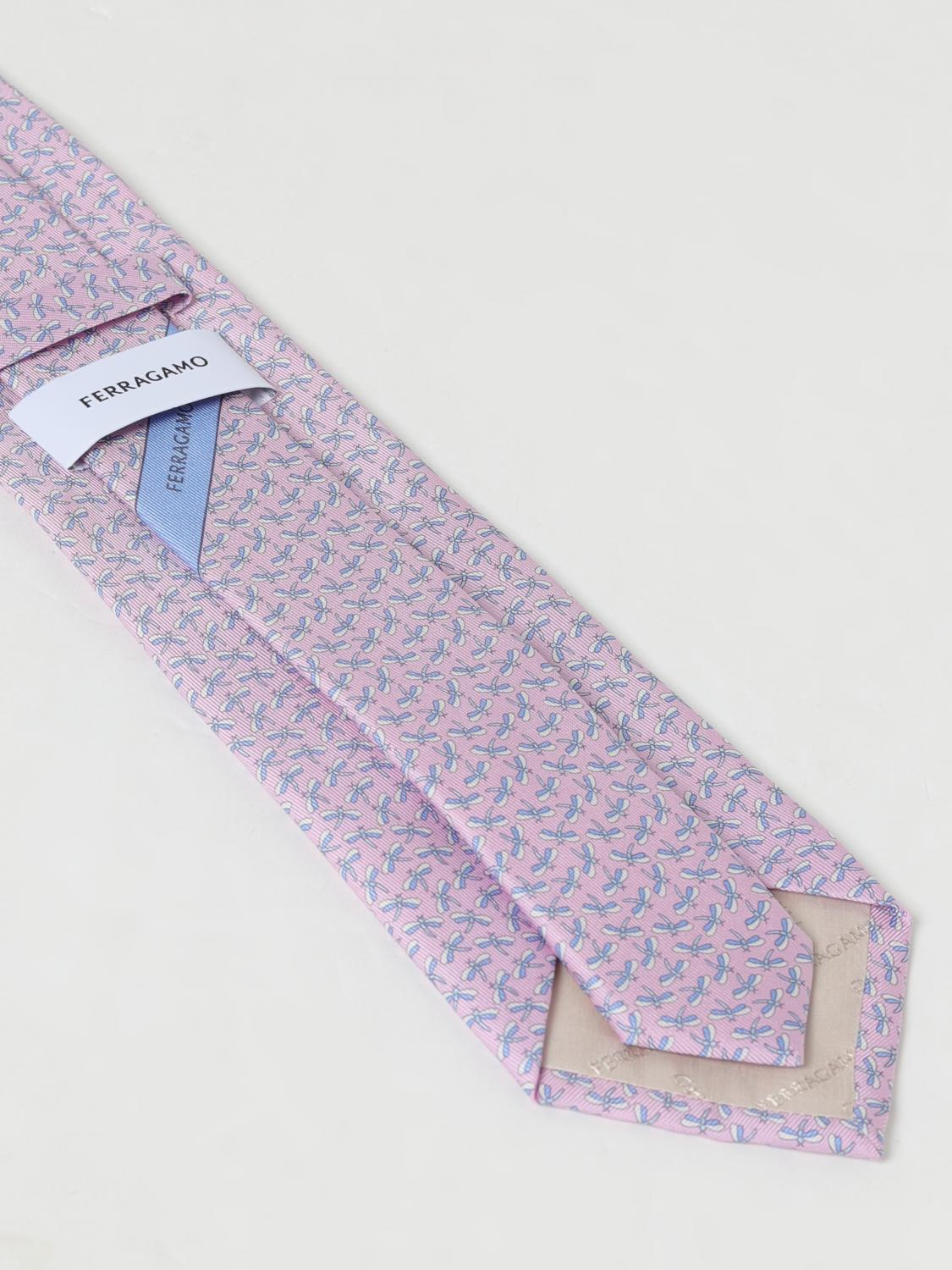 FERRAGAMO TIE: Tie men Ferragamo, Pink - Img 2