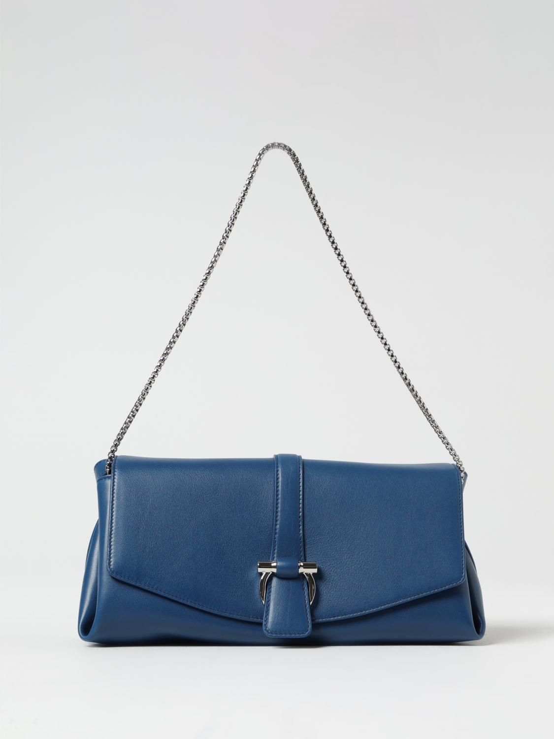 FERRAGAMO SHOULDER BAG: Shoulder bag woman Ferragamo, Blue - Img 1