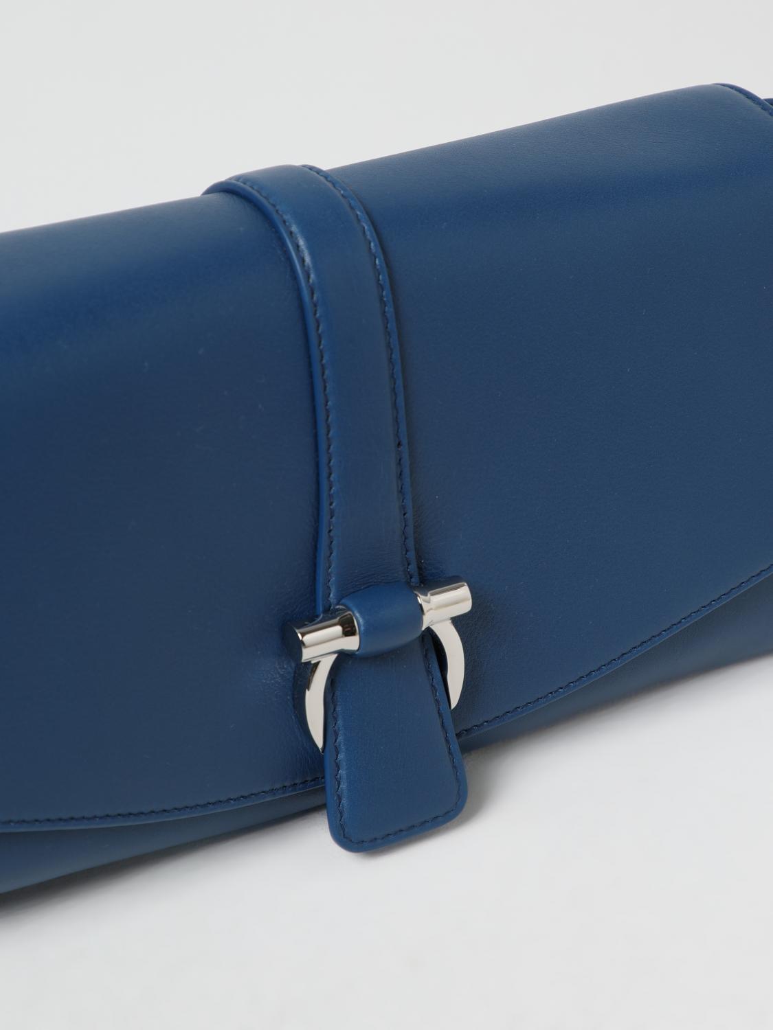 FERRAGAMO SHOULDER BAG: Shoulder bag woman Ferragamo, Blue - Img 3