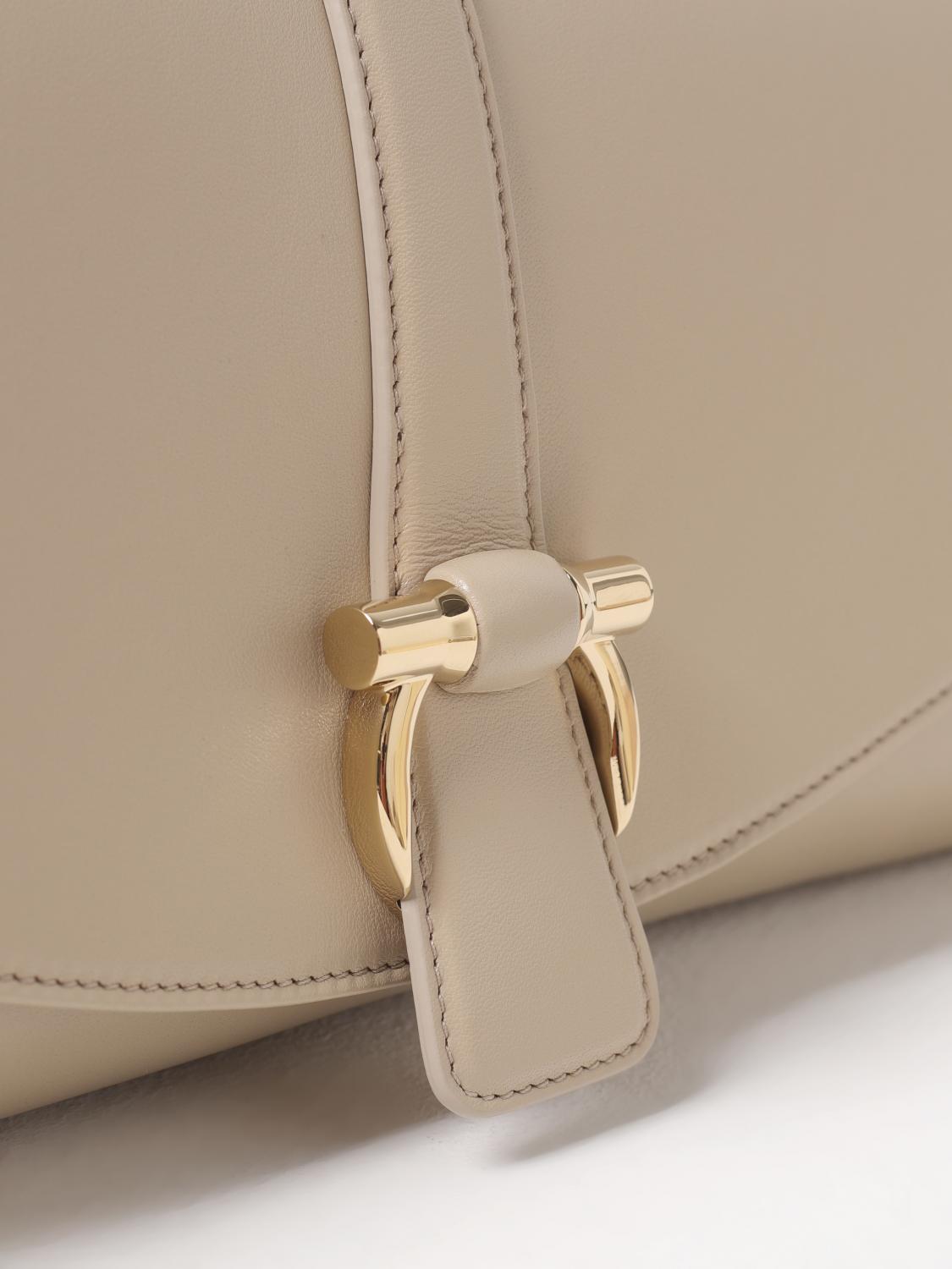 FERRAGAMO SHOULDER BAG: Shoulder bag woman Ferragamo, Beige - Img 3