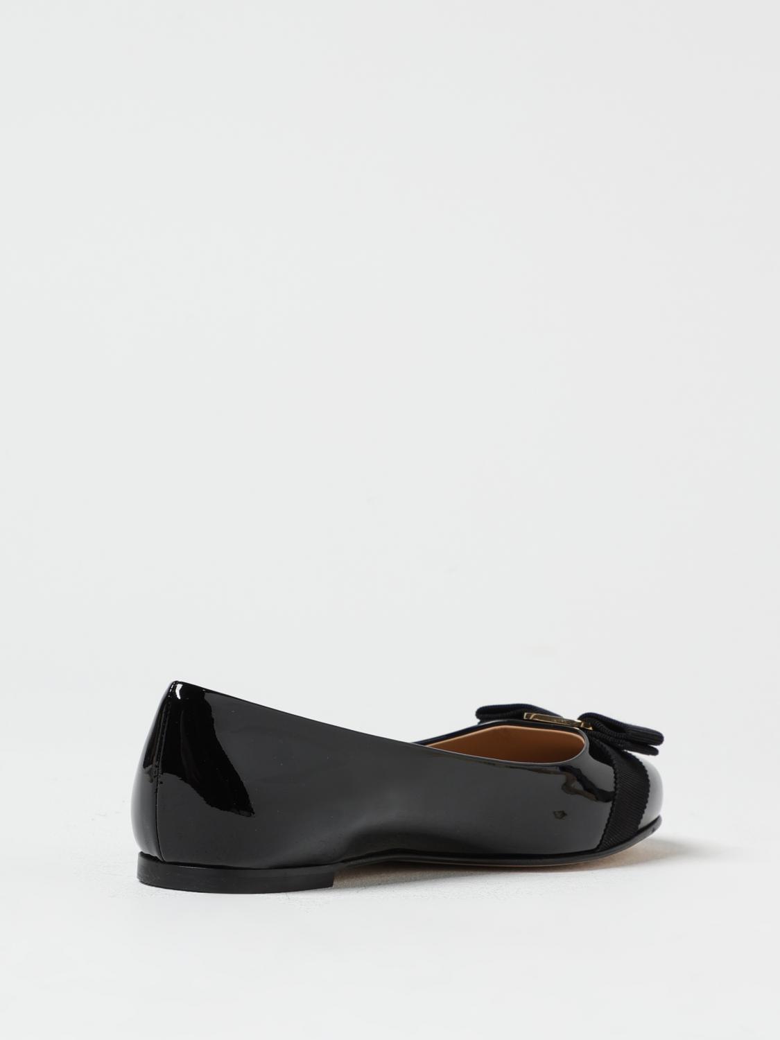 FERRAGAMO BALLET FLATS: Shoes woman Ferragamo, Black - Img 3