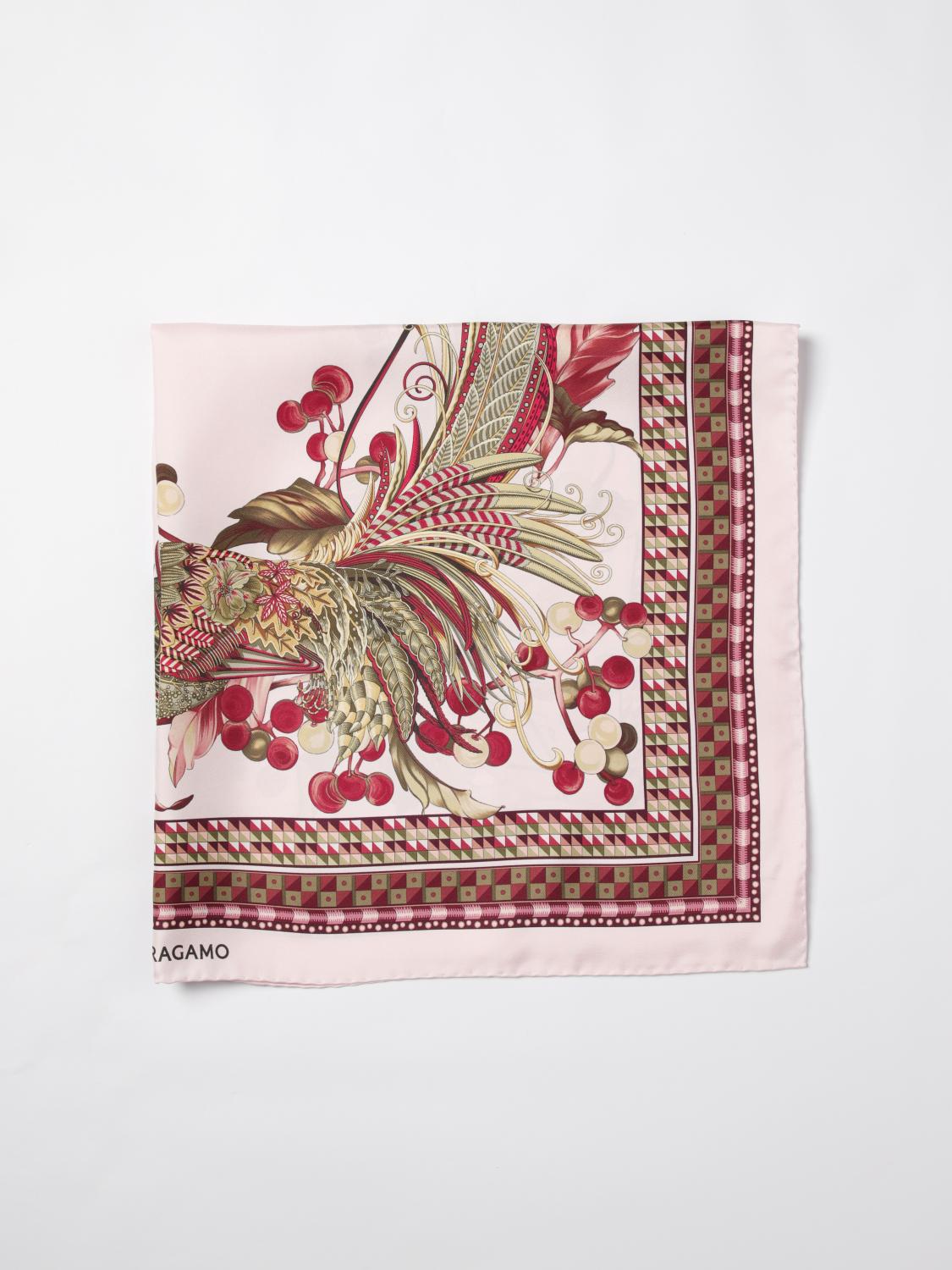 FERRAGAMO FOULARD: Foulard femme Ferragamo, Poudre - Img 1