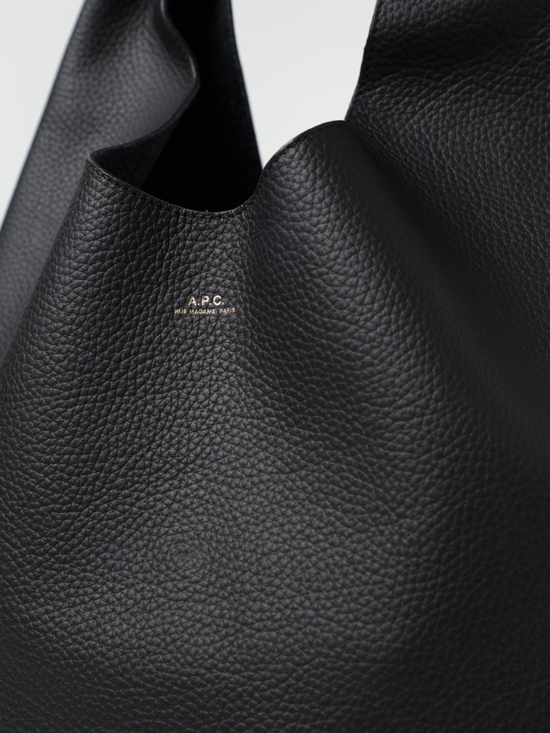 A.P.C. TOTE BAGS: Shoulder bag woman A.P.C., Black - Img 3