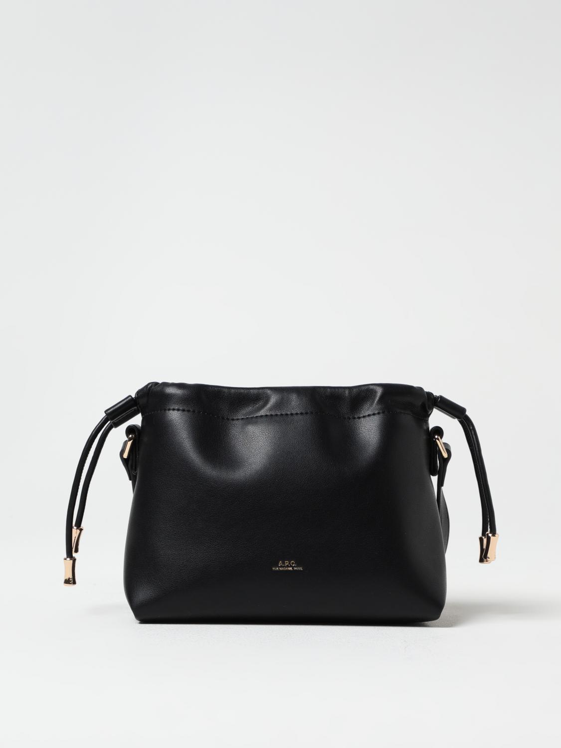 A.P.C. BORSE A TRACOLLA: Borsa a spalla donna a.p.c., Nero - Img 1