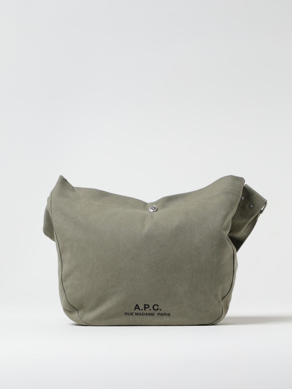 A.P.C. 斜挎包: 手袋 男士 A.P.C., 军绿色 - Img 1